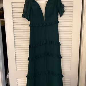 Revelry Deep Green formal dress